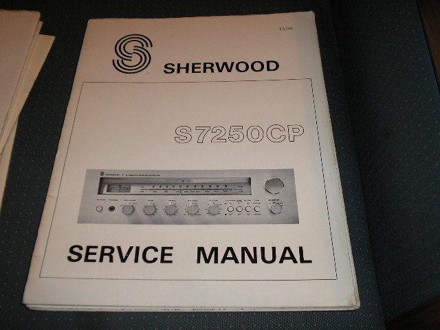 S-7250CP Stereo Receiver Service Manual  Sherwood 