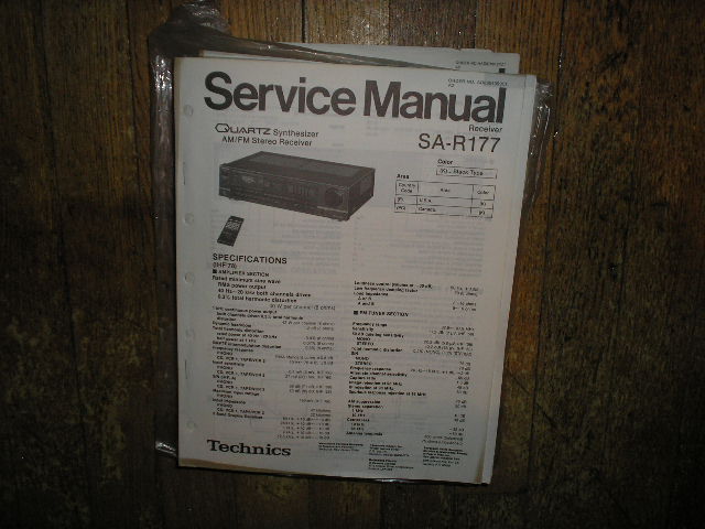 SA-R177 Receiver Service Manual