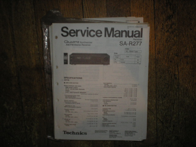 SA-R277 Receiver Service Manual