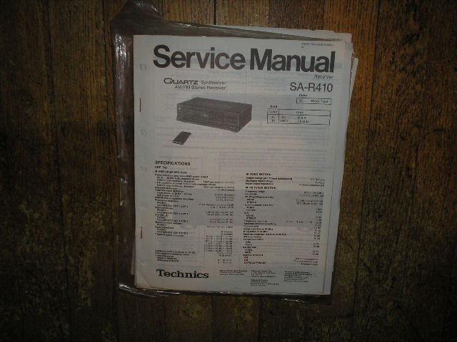 SA-R410 Receiver Service Manual