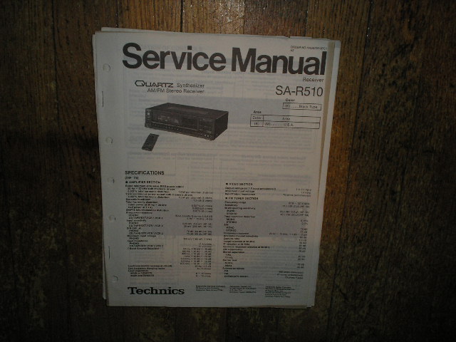 SA-R510 Receiver Service Manual