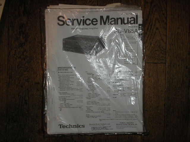 SU-V85A Amplifier Service Manual