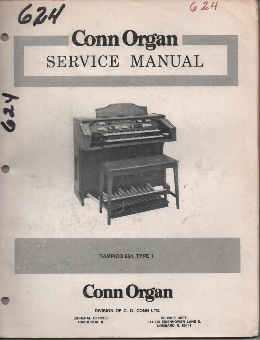 624 Tampico Type 1 Organ Service Manual 