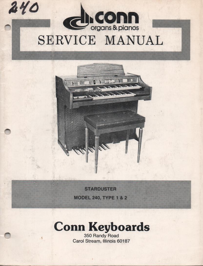 240 Starduster Type 1 2 Service Manual It contains parts lists schematics and board layouts