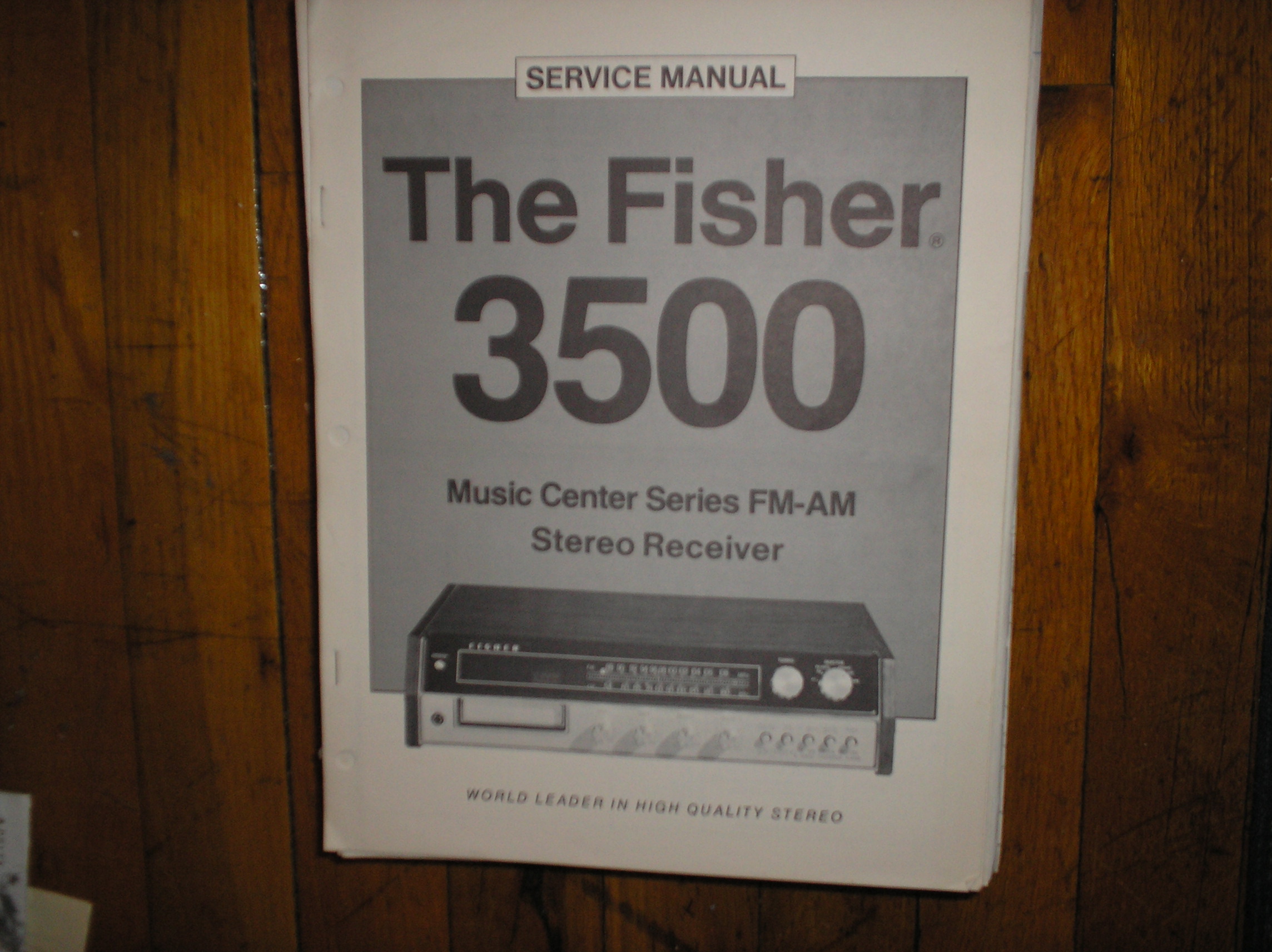 3500 Receiver Service Manual