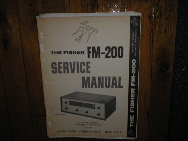 FM-200 Tuner Service Manual for Serial no 10001 - 19999 