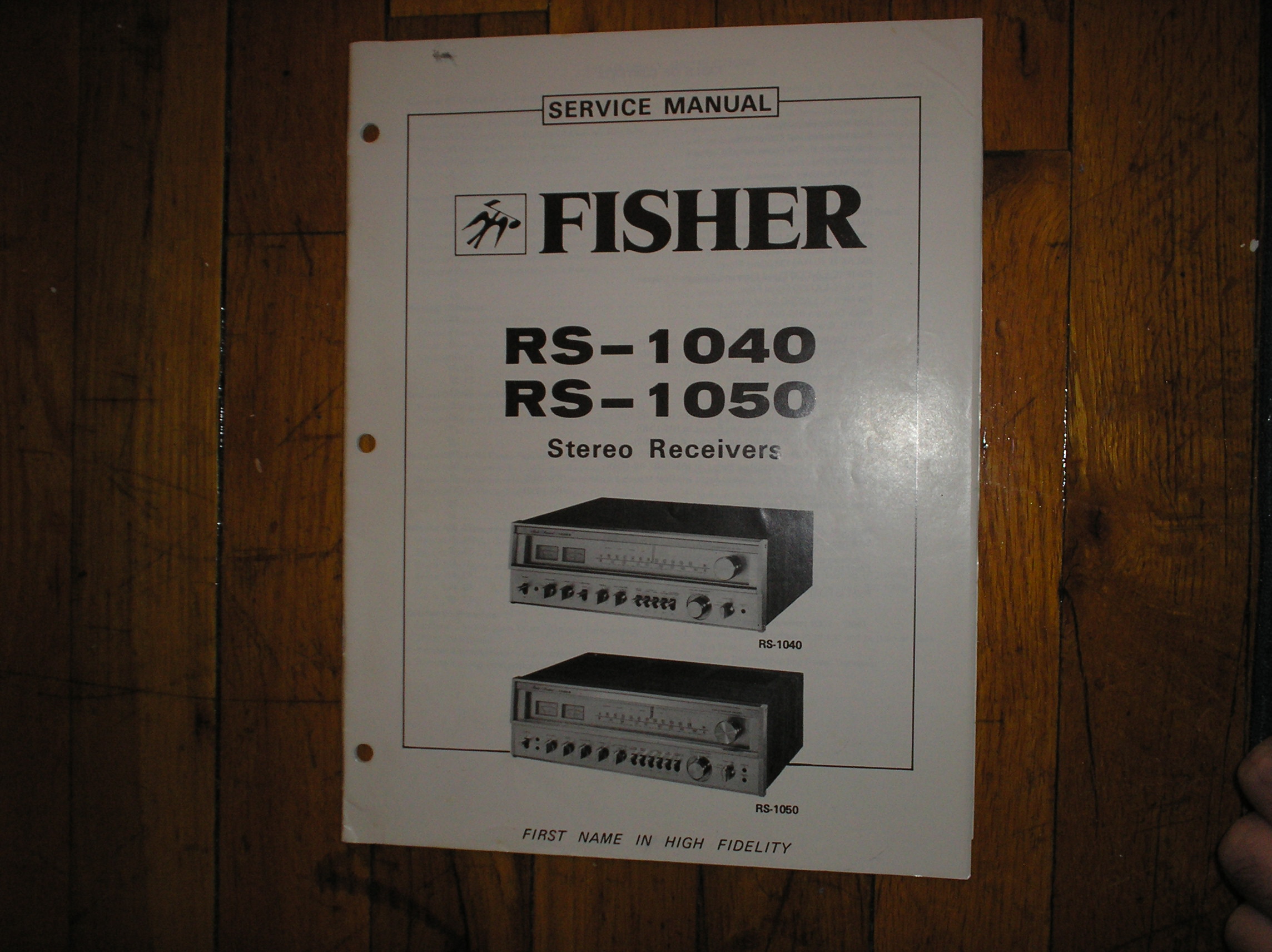 RS-1040 RS-1050 Receiver Service Manual