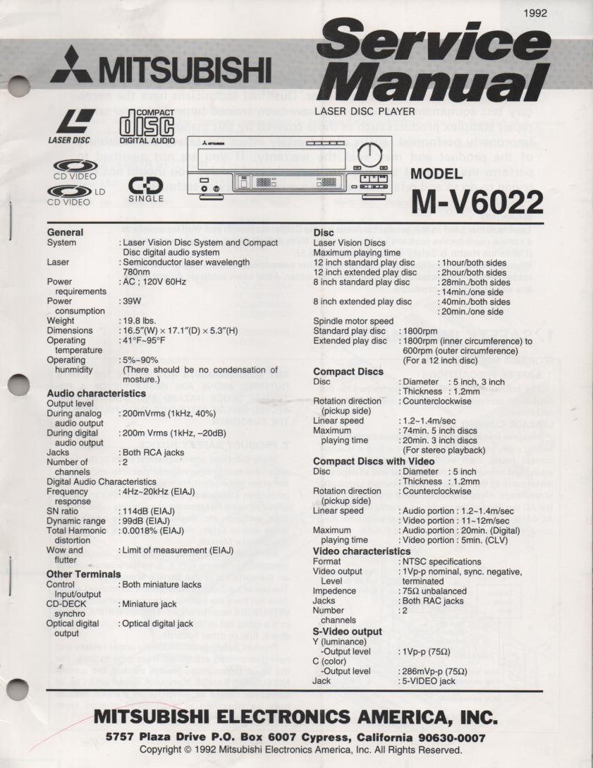 DA-F200 Tuner Service Manual

  Mitsubishi