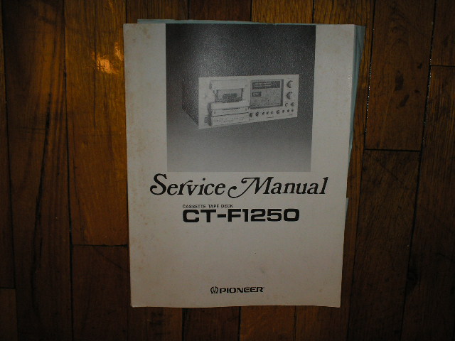 CT-F1250 Cassette Deck Service Manual