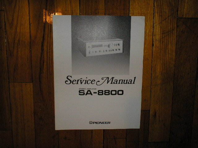 SA-8800 Amplifier Service Manual