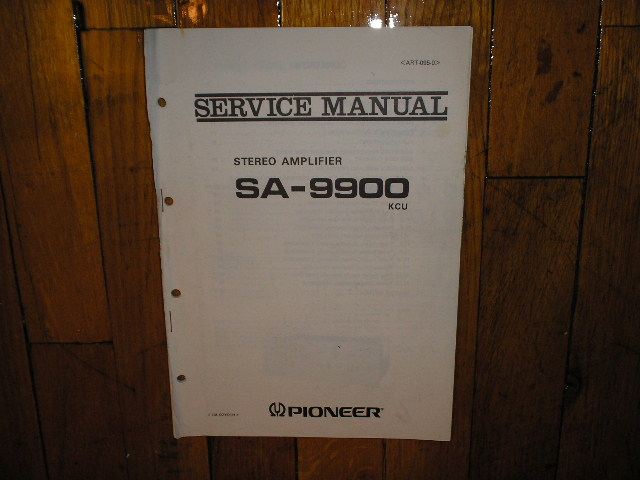 SA-9900 Amplifier Service Manual forKCU MPE Types