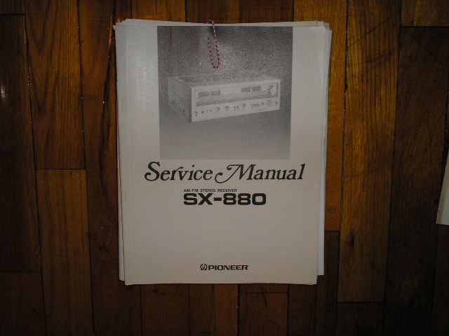 SX-880 Receiver Service Manual