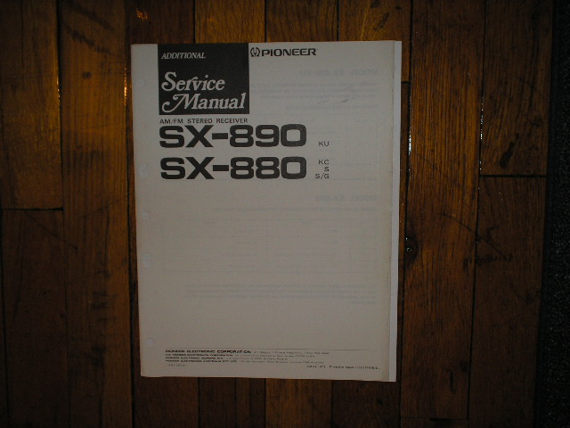 SX-890 Receiver Service Manual