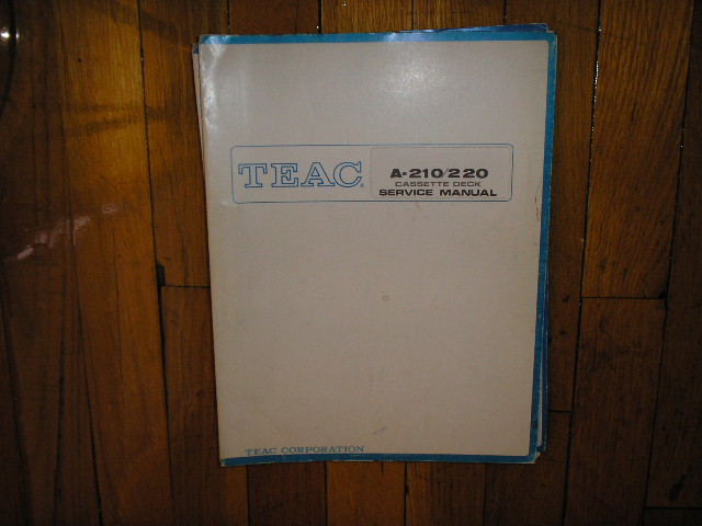 A-210 A-220 A-280 Cassette Deck Service Manual