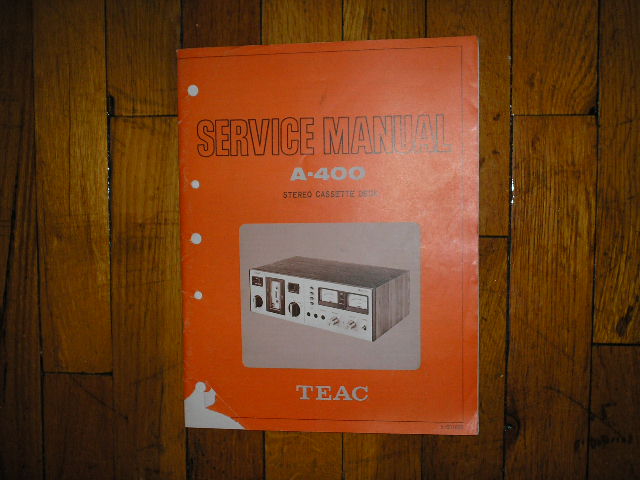 A-400 Cassette Deck Service Manual