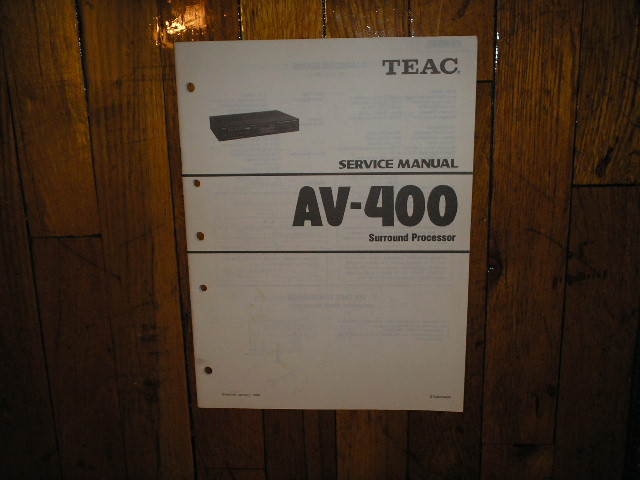 AV-400 A/V Controller Service Manual