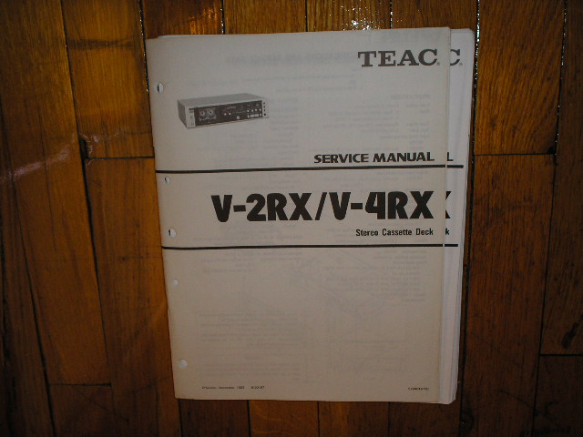 V-2RX V-4RX Cassette Deck Service Manual