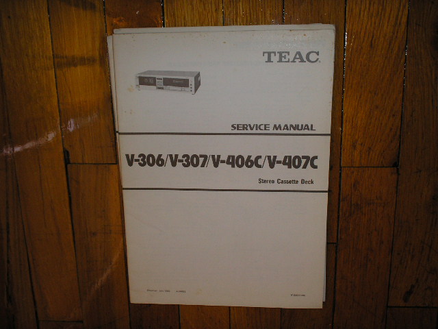 V-306 V-307 V-406C V-407C Cassette Deck Service Manual
