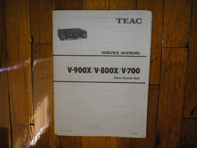 V-700 V-800X V-900X Cassette Deck Service Manual