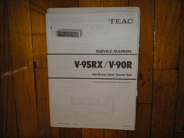 V-90R V-95RX Cassette Deck Service Manual