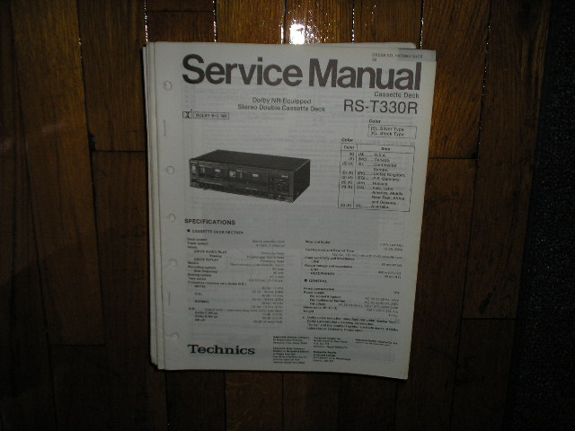 RS-T330 Cassette Deck Service Manual