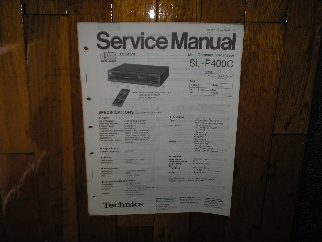 SL-P400C CD Player Operating Manual
