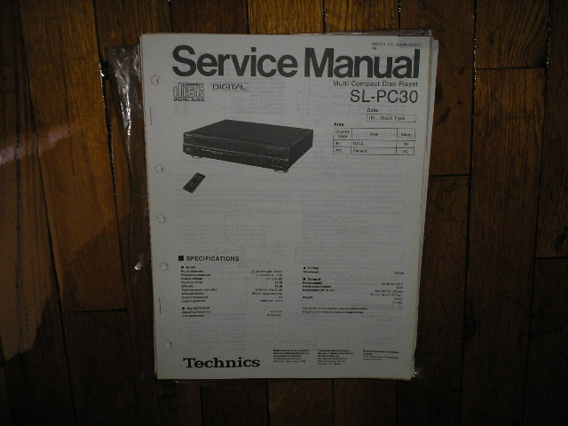 SL-PC30 CD Player Service Manual