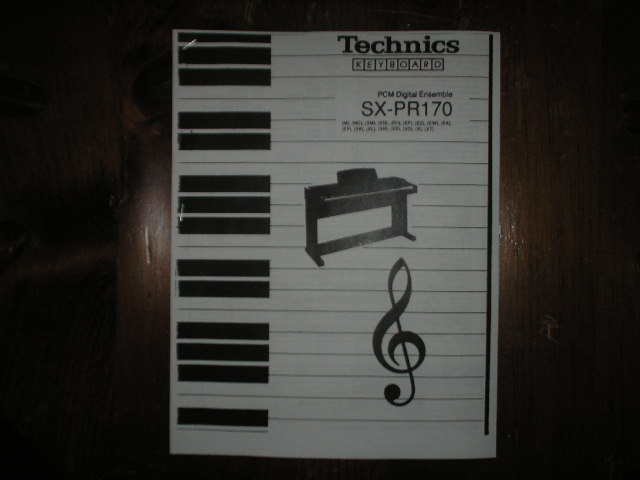 SX-PR170 PCM Digital Ensemble Operating Instruction Manual. 