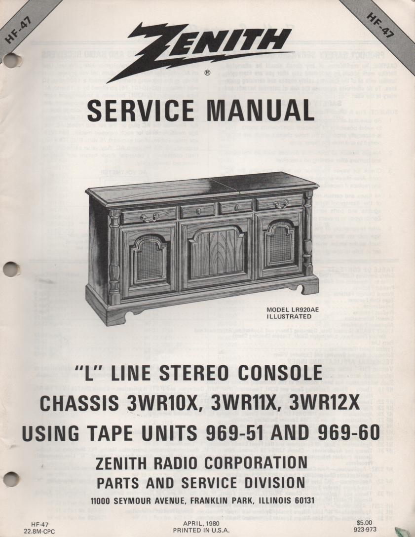 LR915P LR916PN LR917M L Line Console Service Manual HF47