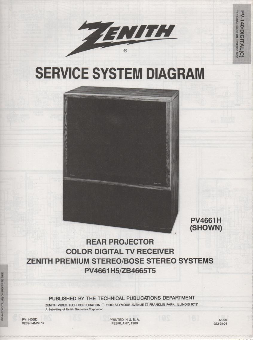 PV4661H5 TV Schematic .. 