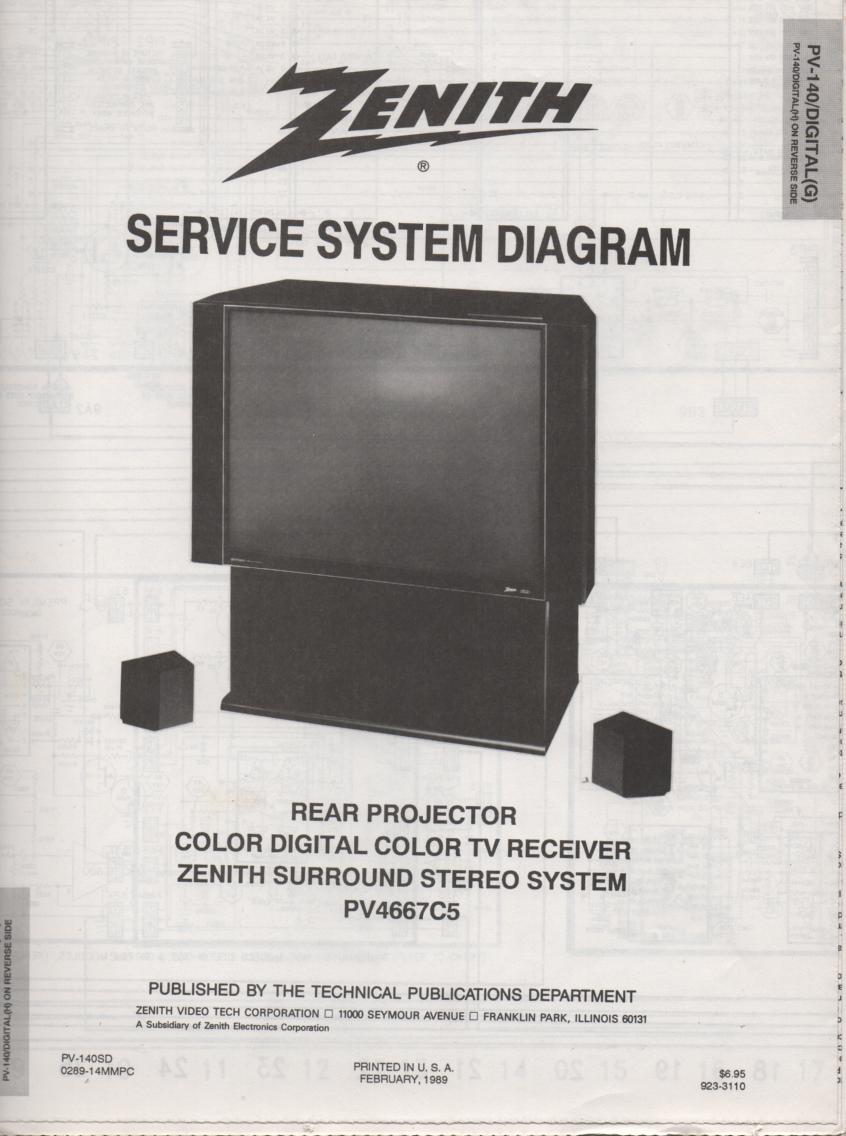 PV4667C5 TV Schematic .. 