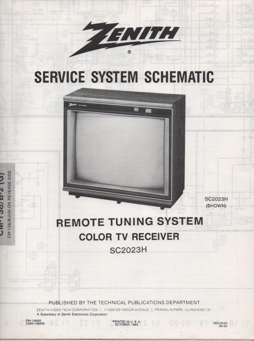 SC2023H TV Schematic .. 