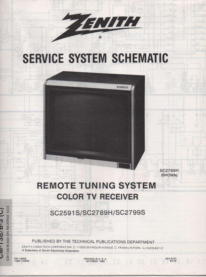 SC2591S TV Schematic ..  